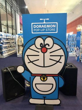 Doraemon ürünleri KLIA2 'deki Doraemon Açılır Dükkanında satıldı