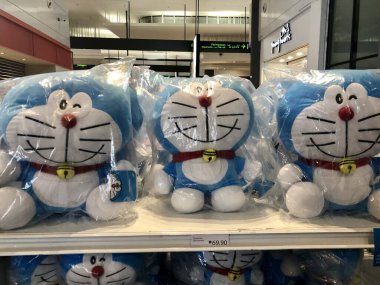 Doraemon ürünleri KLIA2 'deki Doraemon Açılır Dükkanında satıldı