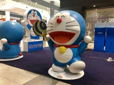 Doraemon ürünleri KLIA2 'deki Doraemon Açılır Dükkanında satıldı