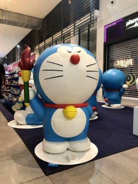 Doraemon ürünleri KLIA2 'deki Doraemon Açılır Dükkanında satıldı