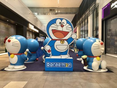 Doraemon ürünleri KLIA2 'deki Doraemon Açılır Dükkanında satıldı