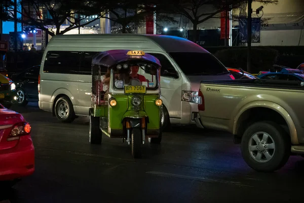 Die Auto Rikscha Thailand Tuk Tuk Genannt Ist Eine Weit — Stockfoto