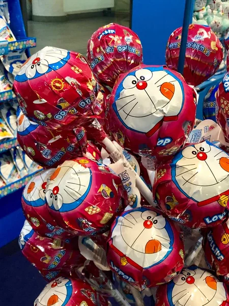 Odmiany Doraemon Merchandises Sprzedawane Doraemon Pop Sklepu Klia2 — Zdjęcie stockowe