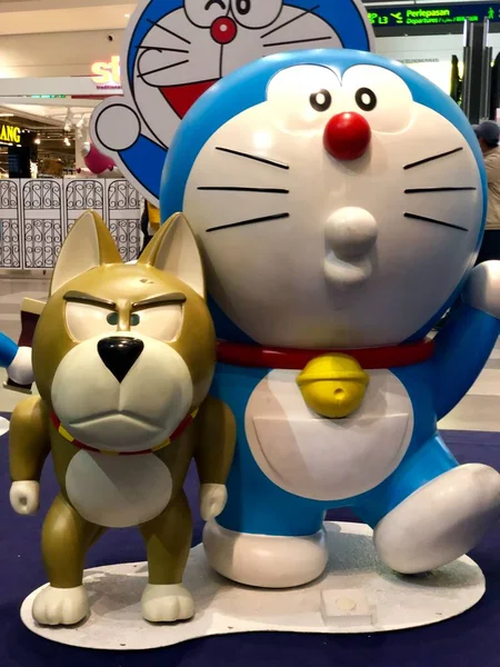Variété Produits Doraemon Vendus Dans Magasin Pop Doraemon Dans Klia2 — Photo
