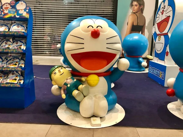 Variété Produits Doraemon Vendus Dans Magasin Pop Doraemon Dans Klia2 — Photo