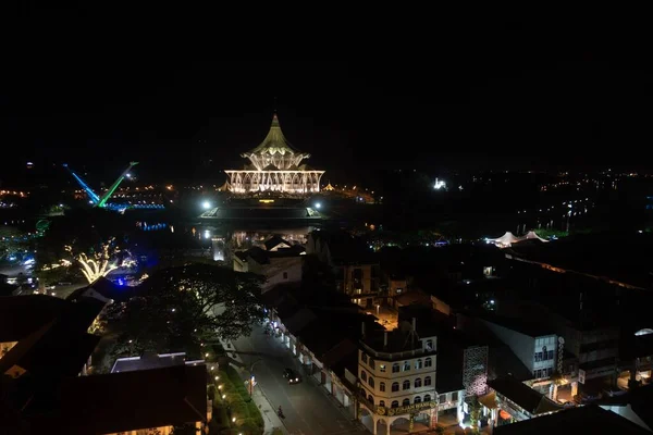 Dewan Undangan Negeri Sarawak Sarawak Edifícios Legislativos — Fotografia de Stock