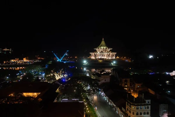 Dewan Undangan Negeri Sarawak Sarawak Edifícios Legislativos — Fotografia de Stock