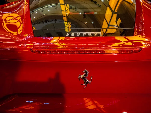Закритий Постріл Ferrari 488 Gtb — стокове фото