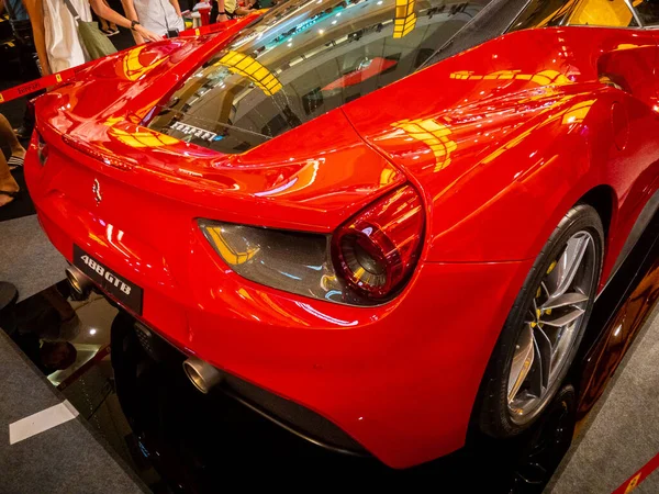 Uzavřený Záběr Ferrari 488 Gtb — Stock fotografie