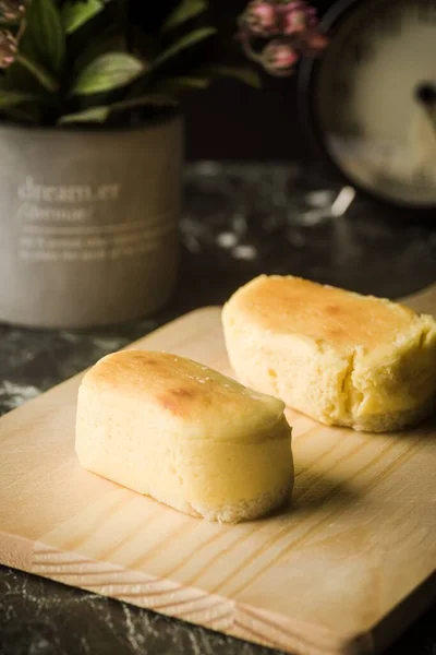 Gâteau Fromage Hanjuku Japonais Souffles Cuites Japonaises — Photo