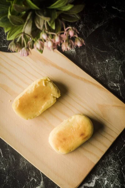 Gâteau Fromage Hanjuku Japonais Souffles Cuites Japonaises — Photo
