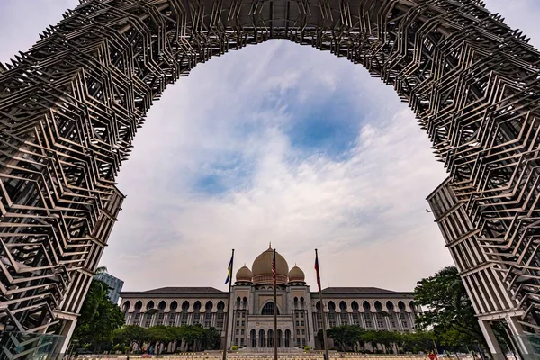 Palácio Justiça Também Conhecido Como Istana Kehakiman Abriga Tribunal Apelação — Fotografia de Stock