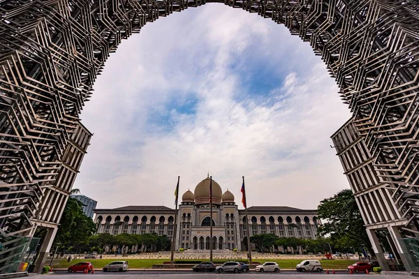 Het Paleis Van Justitie Ook Bekend Als Istana Kehakiman Herbergt — Stockfoto