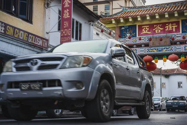 Carpenter Street One Oldest Iconic Street Kuching Malaysia — Stock Photo, Image