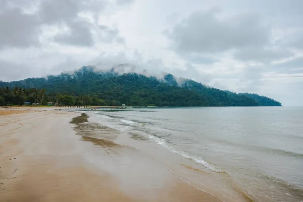 Vue Panoramique Telok Melano Sarawak Cette Crique Est Située Bord — Photo