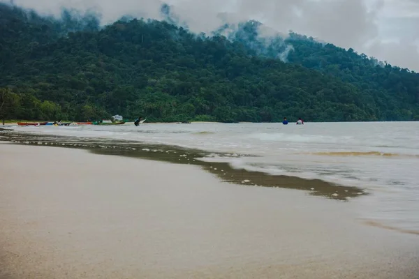Pemandangan Indah Telok Melano Sarawak Teluk Tersebut Terletak Tepi Sarawak — Stok Foto