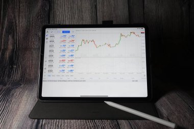 Apple iPad Pro 11 inç üzerinden METATRADER 4 ile ön anlaşma. iPad Pro en kullanışlı kullanıcı dostu ki bu hareket eden insanlar için iyi..