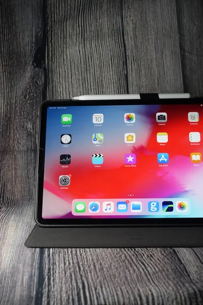 Ipad Pro 2018 Pouces Avec Apple Pencil Ipad Pro Est — Photo