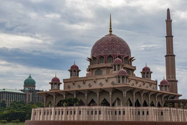 Putrova Mešita Malajsie Masjid Putra Hlavní Mešitou Putrajaye Malajsii Stavba — Stock fotografie