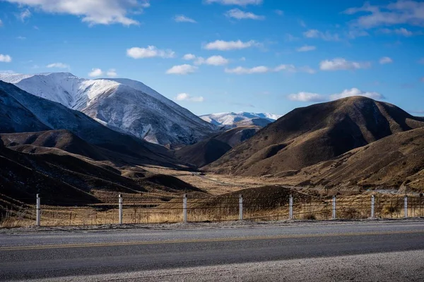 Cordillera Lindis Pass Isla Sur Nueva Zelanda — Foto de Stock