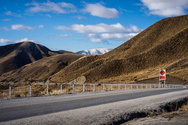 Cordillera Lindis Pass Isla Sur Nueva Zelanda — Foto de Stock