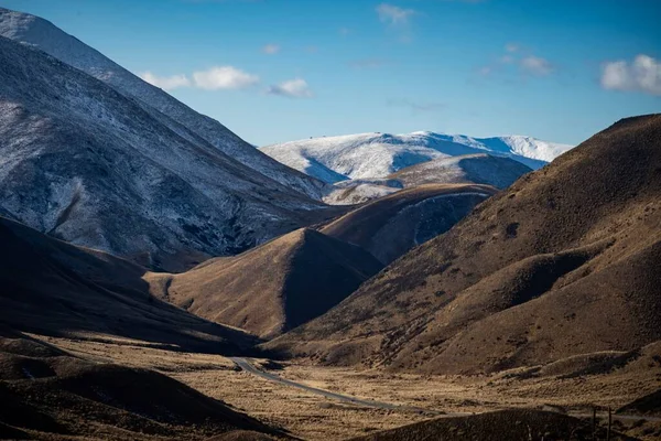 Cordillera Lindis Pass Isla Sur Nueva Zelanda — Foto de Stock