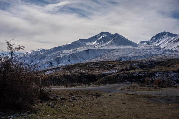 Blick Auf Den Mount Somers Südinsel Neuseeland — Stockfoto