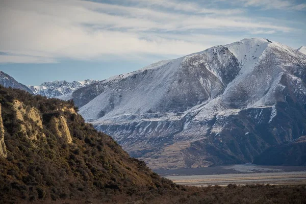 Vista Panorâmica Mount Somers South Island Nova Zelândia — Fotografia de Stock