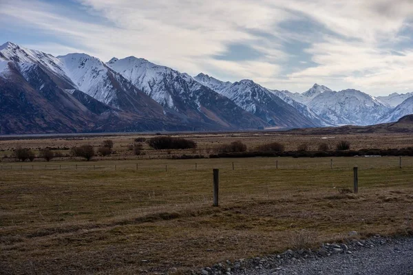 Landschappelijk Uitzicht Mount Somers South Island Nieuw Zeeland — Stockfoto