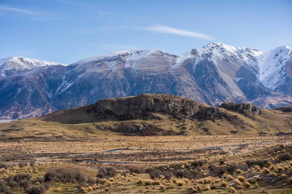 Γραφική Άποψη Του Όρους Κυριακή Νέα Ζηλανδία Όρος Της Κυριακής — Φωτογραφία Αρχείου