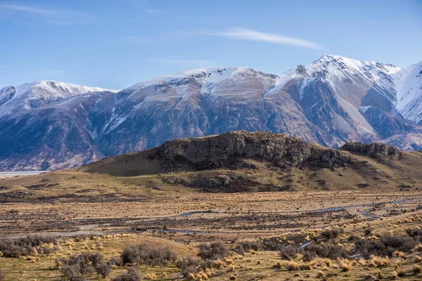 Vue Panoramique Mont Sunday Nouvelle Zélande Mont Dimanche Est Des — Photo