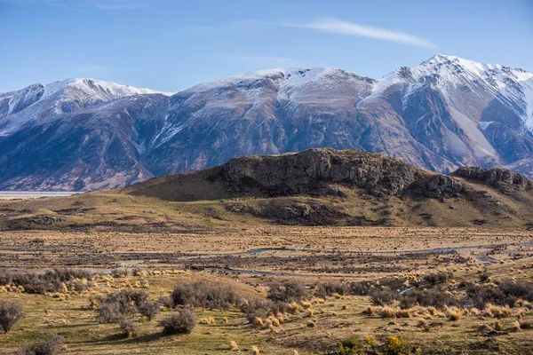 Scenic View Mount Sunday New Zealand Mount Sunday One Shooting — Stock Photo, Image