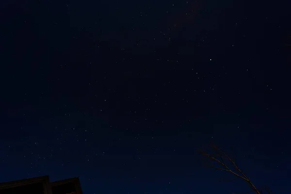 Noche Estrellada Con Vía Láctea Parque Nacional Aoraki Isla Sur — Foto de Stock