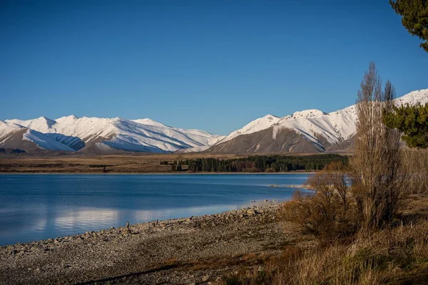 Scenic View Lake Tekapo South Island New Zealand — Stock Photo, Image