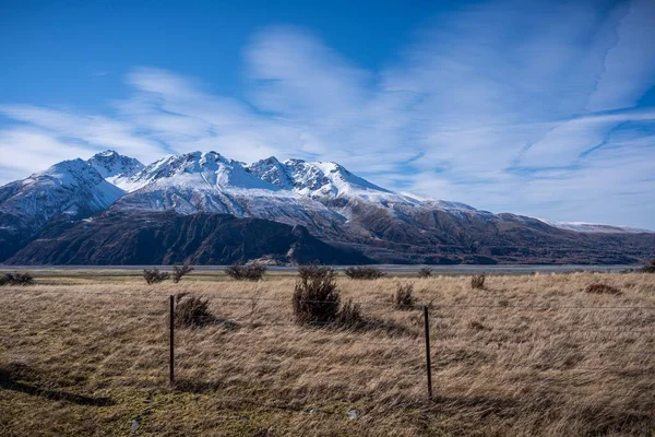 Γραφική Άποψη Του Όρους Cook Aoraki South Island Νέα Ζηλανδία — Φωτογραφία Αρχείου