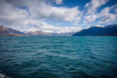 Wakatipu Gölü manzarası, Queenstown, Yeni Zelanda
