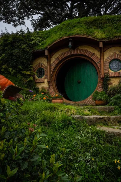 Hobbiton Movie Set Lord Rings Matamata New Zealand — Stock Photo, Image