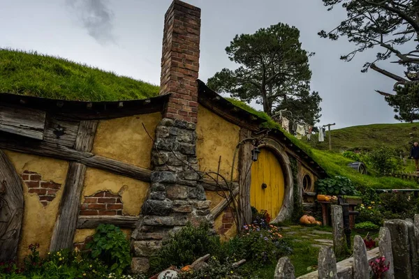 Lord Rings Için Yeni Zelanda Matamata Çekilen Hobbiton Filmi — Stok fotoğraf