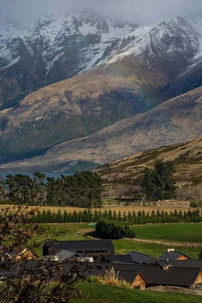 Vista Panorámica Las Tierras Cultivo Nueva Zelanda — Foto de Stock