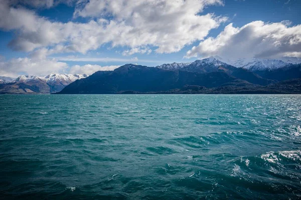 Wakatipu Gölü Manzarası Queenstown Yeni Zelanda — Stok fotoğraf