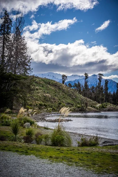 Scenic View Lake Wakatipu Queenstown Nieuw Zeeland — Stockfoto