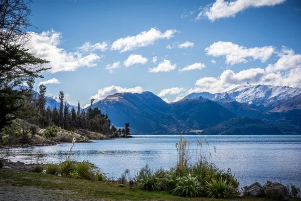 Scenic View Lake Wakatipu Queenstown New Zealand — Stock Photo, Image