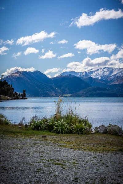 Scenic View Lake Wakatipu Queenstown New Zealand — стокове фото