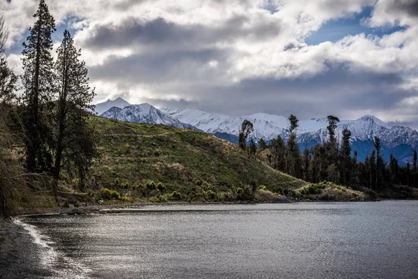 Vue Panoramique Lac Wakatipu Queenstown Nouvelle Zélande — Photo