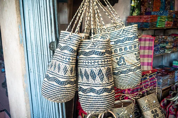 Sarawak Traditional Handicraft Usually Sold Shops Main Bazaar Street Kuching — Stock Photo, Image
