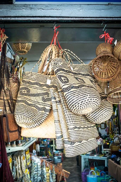 Sarawak Traditional Handicraft Usually Sold Shops Main Bazaar Street Kuching — Stock Photo, Image