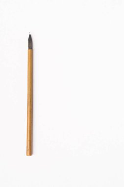 Kaligrafi fırçası beyaza karşı izole