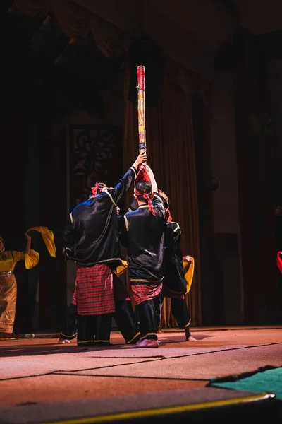 Danza Tradicional Sarawakian Melanau People Una Las Éticas Locales Sarawak — Foto de Stock