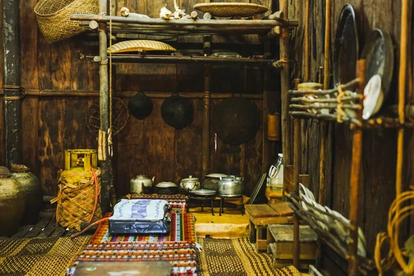 Het Traditionele Huis Van Het Ibanese Volk Een Van Grootste — Stockfoto