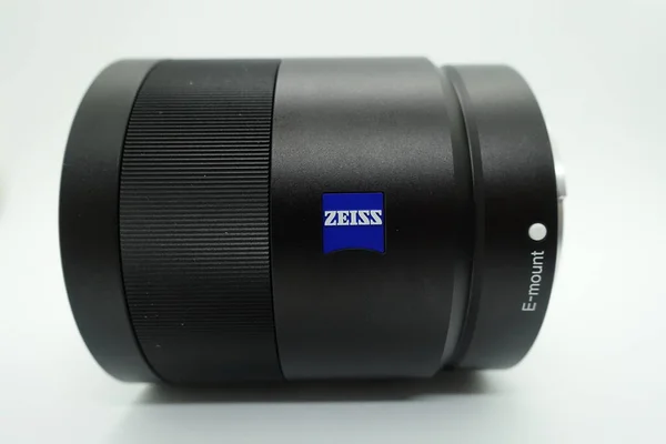 Ziss 55Mm 렌즈와 배경의 렌즈이다 렌즈는 굉장히 인기가 많습니다 크기와 — 스톡 사진